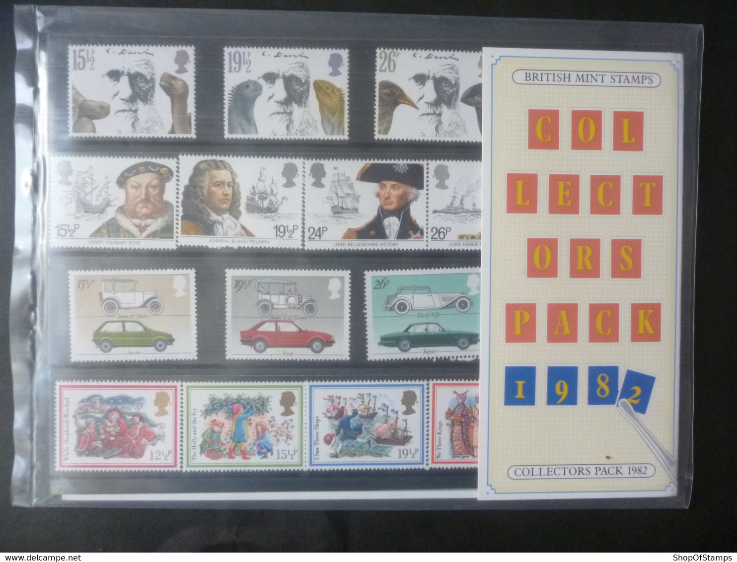GREAT BRITAIN 1982 YEAR PACK From GPO - Feuilles, Planches  Et Multiples
