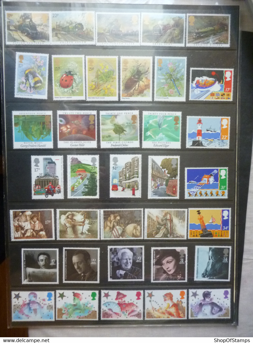 GREAT BRITAIN 1985 YEAR PACK From GPO - Sheets, Plate Blocks & Multiples