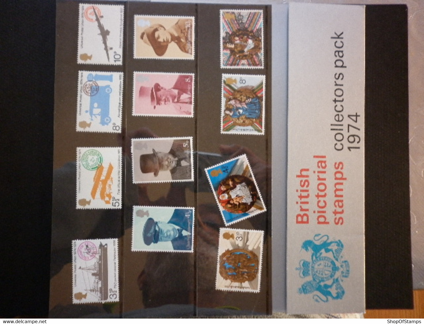 GREAT BRITAIN 1974 YEAR COLLECTORS PACK - Sheets, Plate Blocks & Multiples