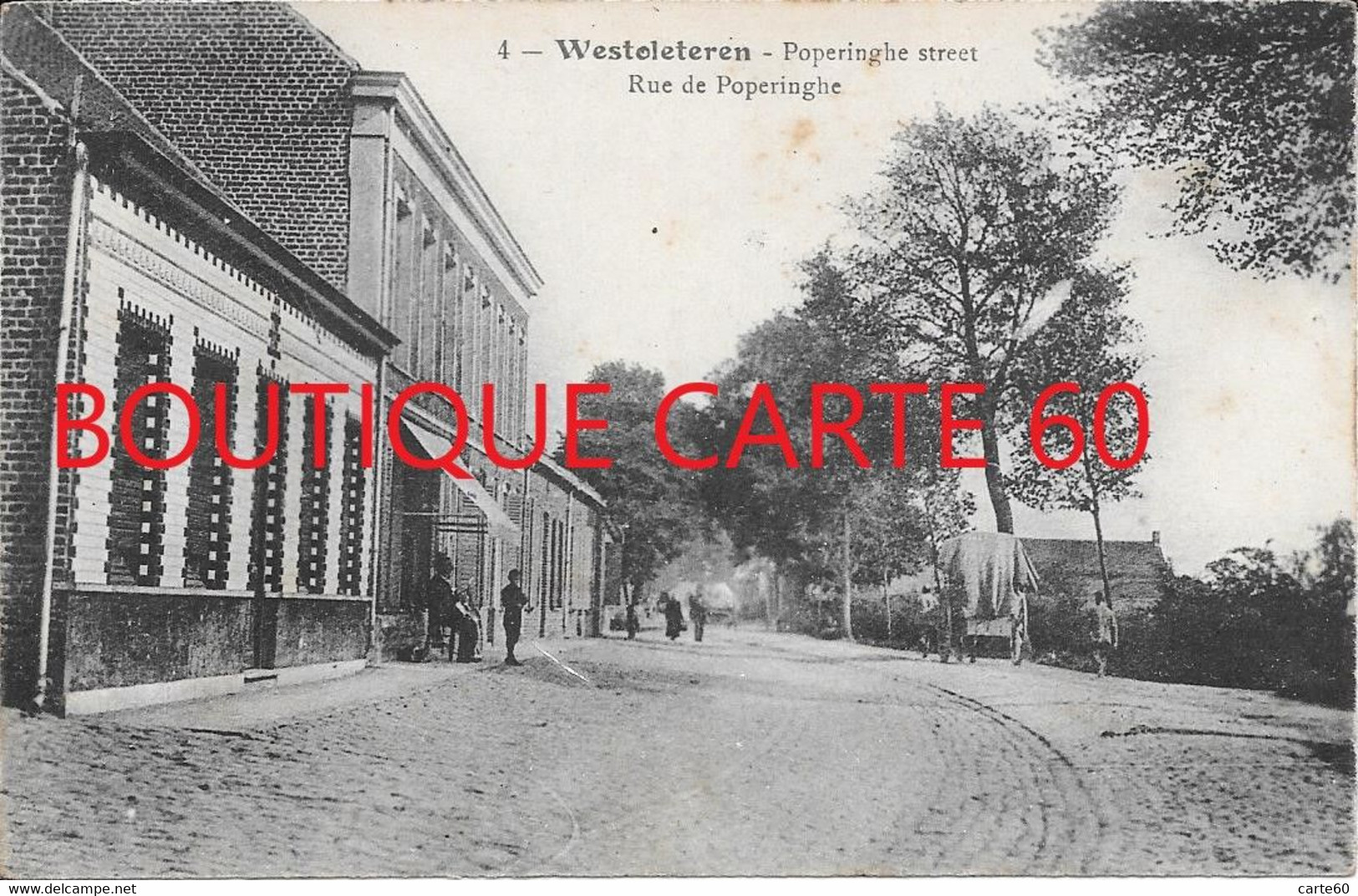 BELGIQUE  -    WESTOLETEREN RUE DE POPERINGHE - Hooglede