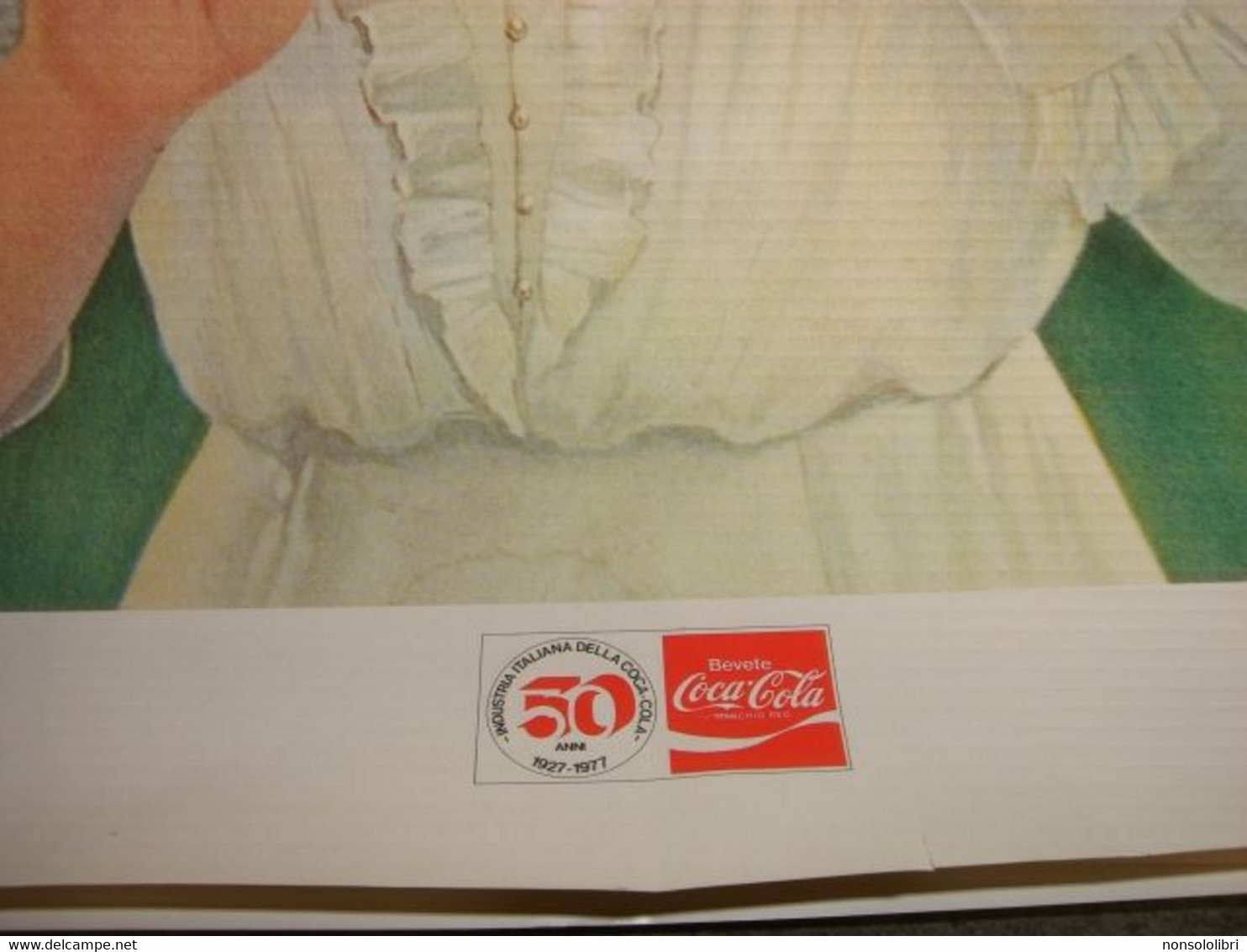 POSTER PUBBLICITARIO COCA COLA -RIPRODUZIONE DEL MANIFESTO ORIGINALE DEL 1921-RIPRODUZIONE PER IL 50° - Manifesti Pubblicitari