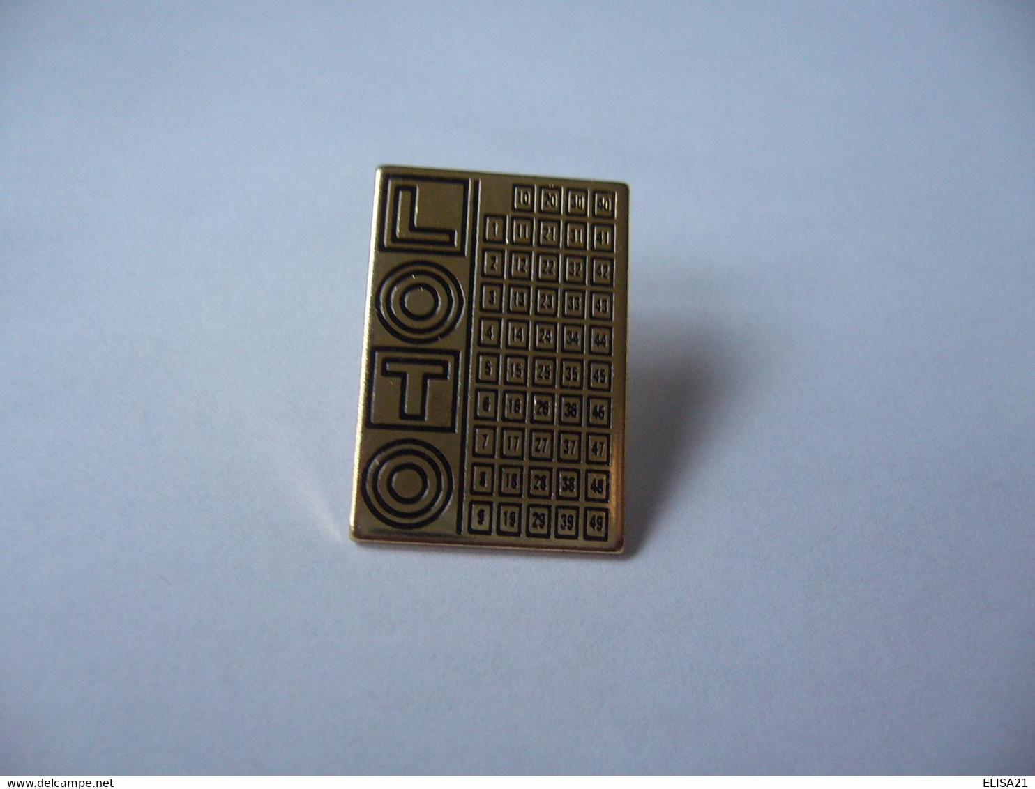 PIN'S PINS PIN PIN’s ピンバッジ  LOTO MARQUAGE VERTICAL EN NOIR - Jeux