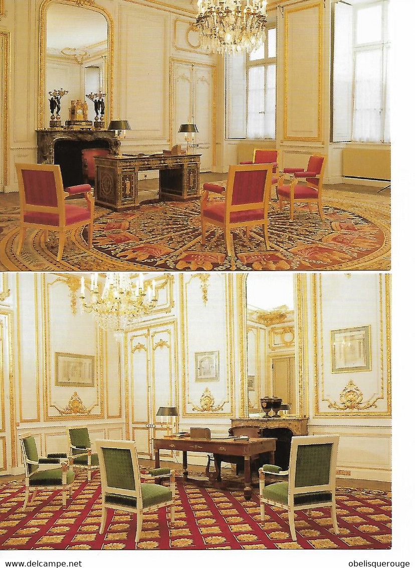 CONGRES DU PARLEMENT VERSAILLES 1998 LOT  2 CARTES BUREAUX PRESIDENT DU CONGRES ET  PRESIDENT DU SENAT - Receptions