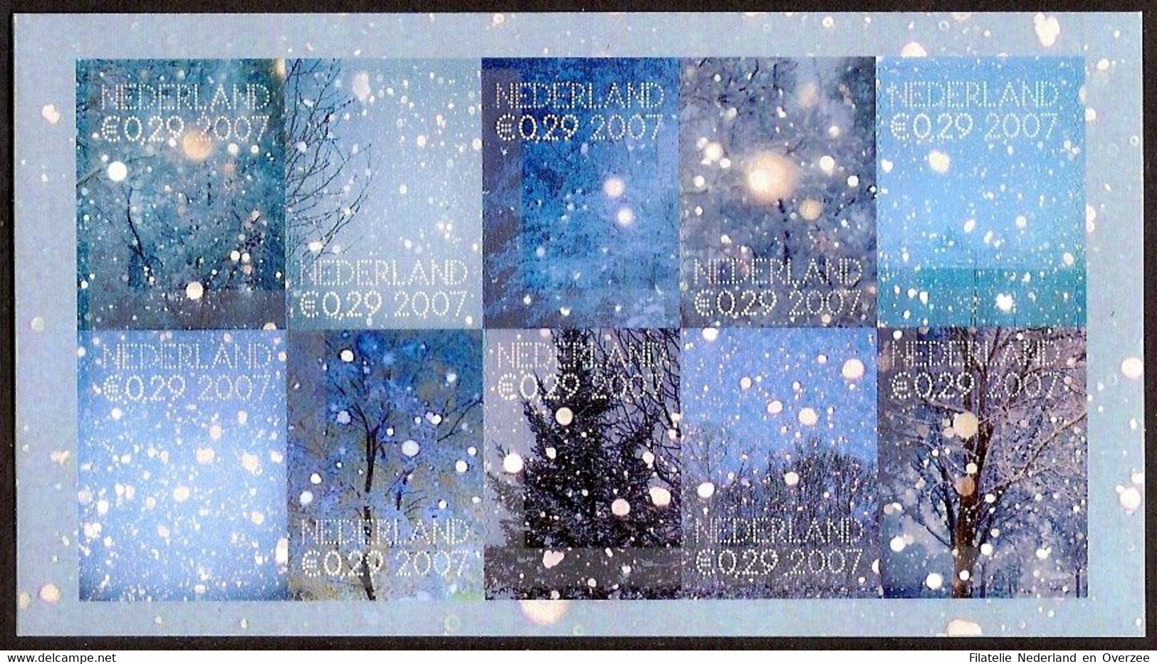 Nederland 2007 NVPH Nr 2530/2539 Postfris/MNH Decemberzegels, Kerst, Christmas, Noel, Weihnachten - Ungebraucht