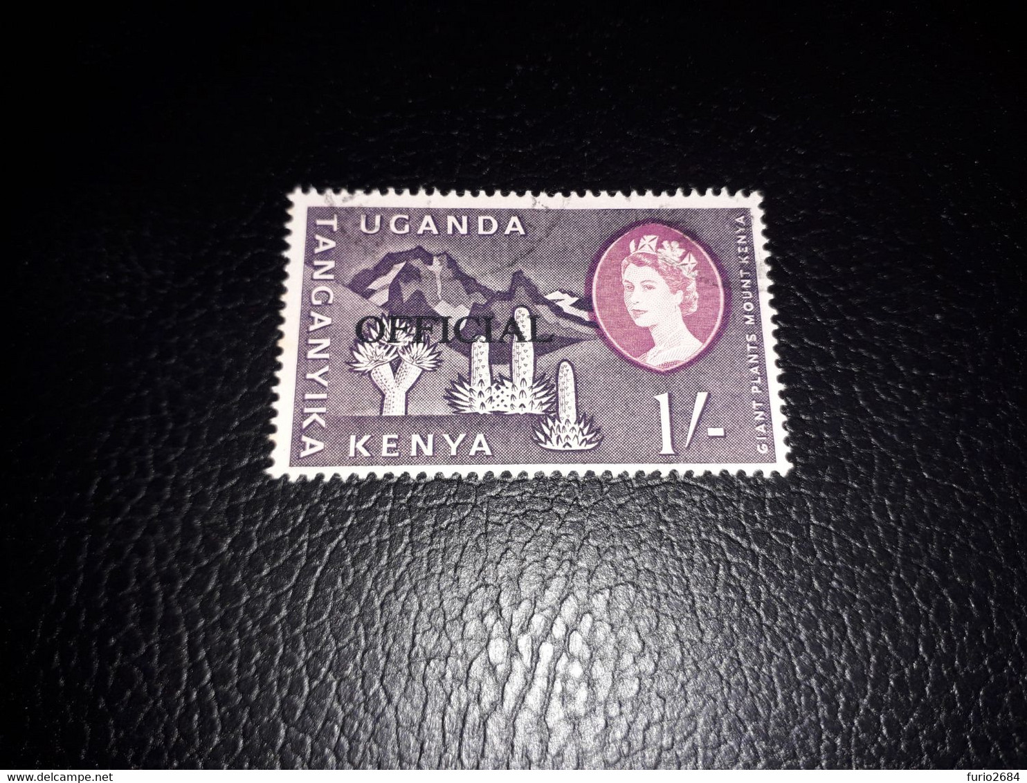 A8MIX12 COLONIE INGLES UGANDA TANGANYICA KENYA QUEEN ELIZABETH OVERPRINT OFFICIAL "XO" - Other & Unclassified