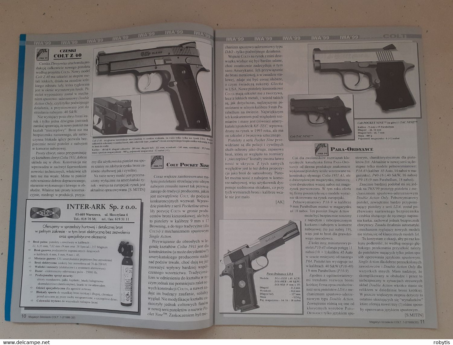 Magazine Weapons  Colt 1999 - Altri & Non Classificati
