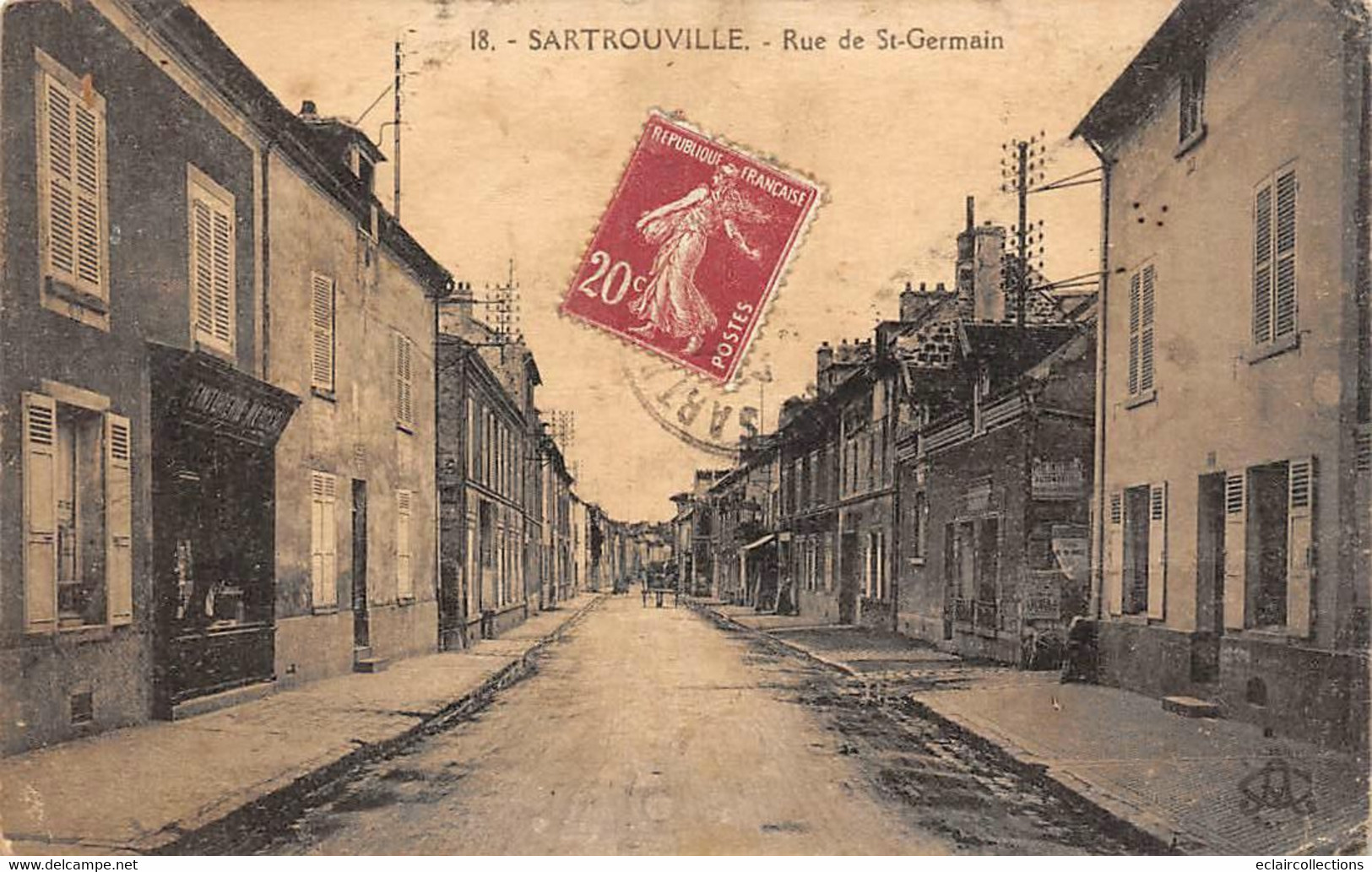 Sartrouville      78              Rue De Saint Germain   . Magasin De Teinturerie          (voir Scan) - Sartrouville