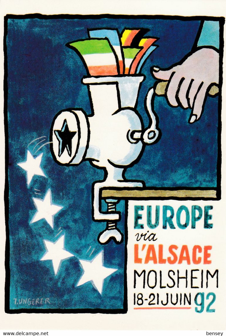 Tomi Ungerer , Journées Europe Via L'alsace Molsheim 1992 - Ungerer