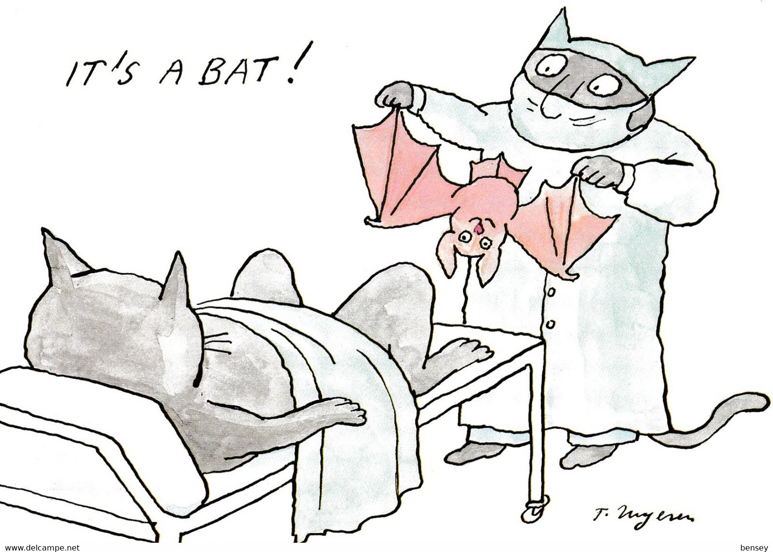 Tomi Ungerer , Naissance , It's A Bat! , Chat - Ungerer