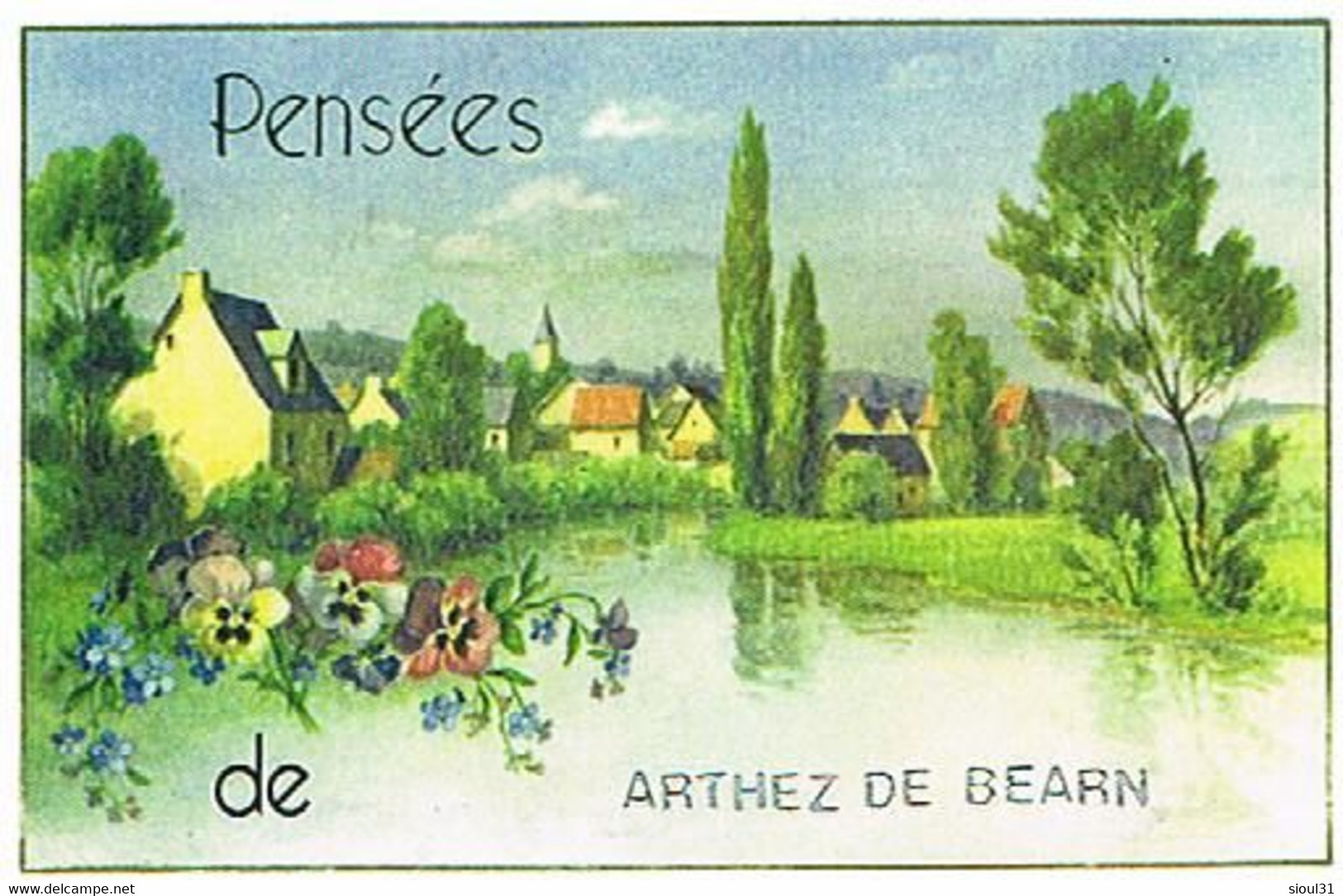 64  PENSEES  DE  ARTHEZ  DE BEARN   CPM  TBE  VR 402 - Arthez De Bearn