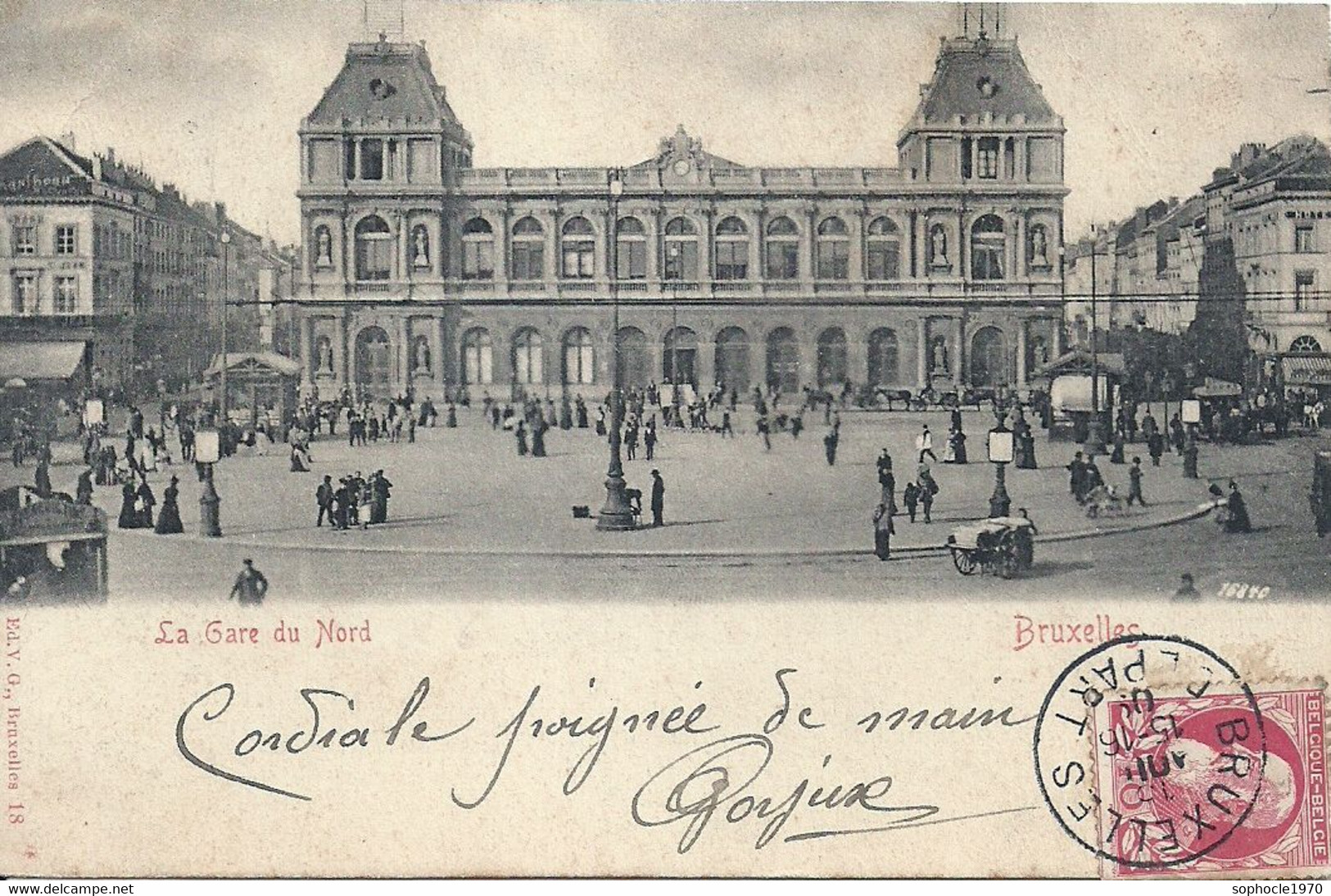 02 - 2021 - BELGIQUE - BRUXELLES - GARES - Gare Du Nord - Précurseur - Transporte Público