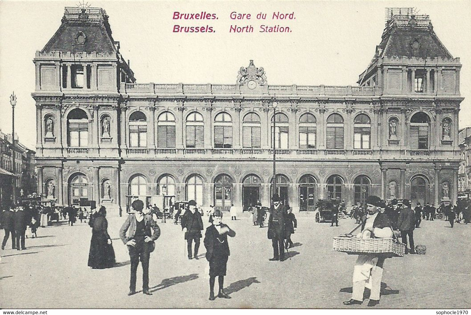 02 - 2021 - BELGIQUE - BRUXELLES - GARES - Gare Du Nord - Belle Animation - Transport Urbain En Surface