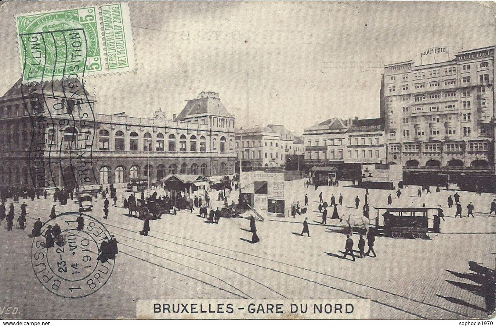 02 - 2021 - BELGIQUE - BRUXELLES - GARES - Gare Du Nord -  Animation - Transporte Público