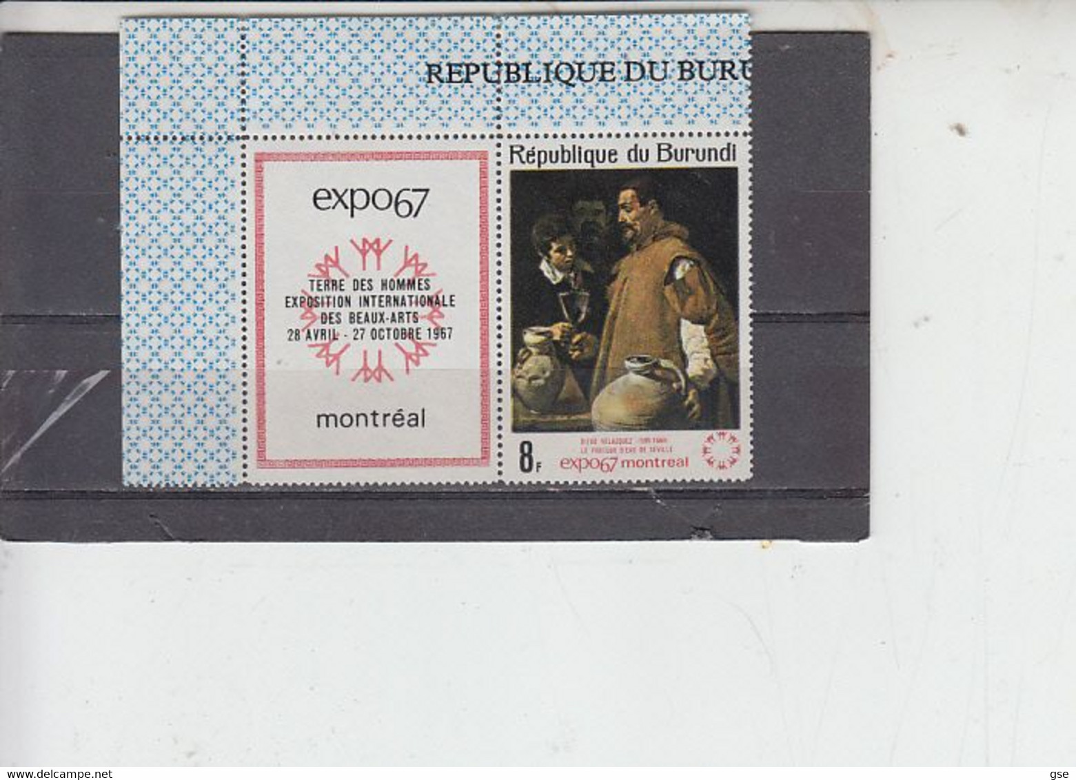 BURUNDI  1967 - Yvert 247 - Arte - Pittura - Velasquez -.- - 1st Day – FDC (sheets)