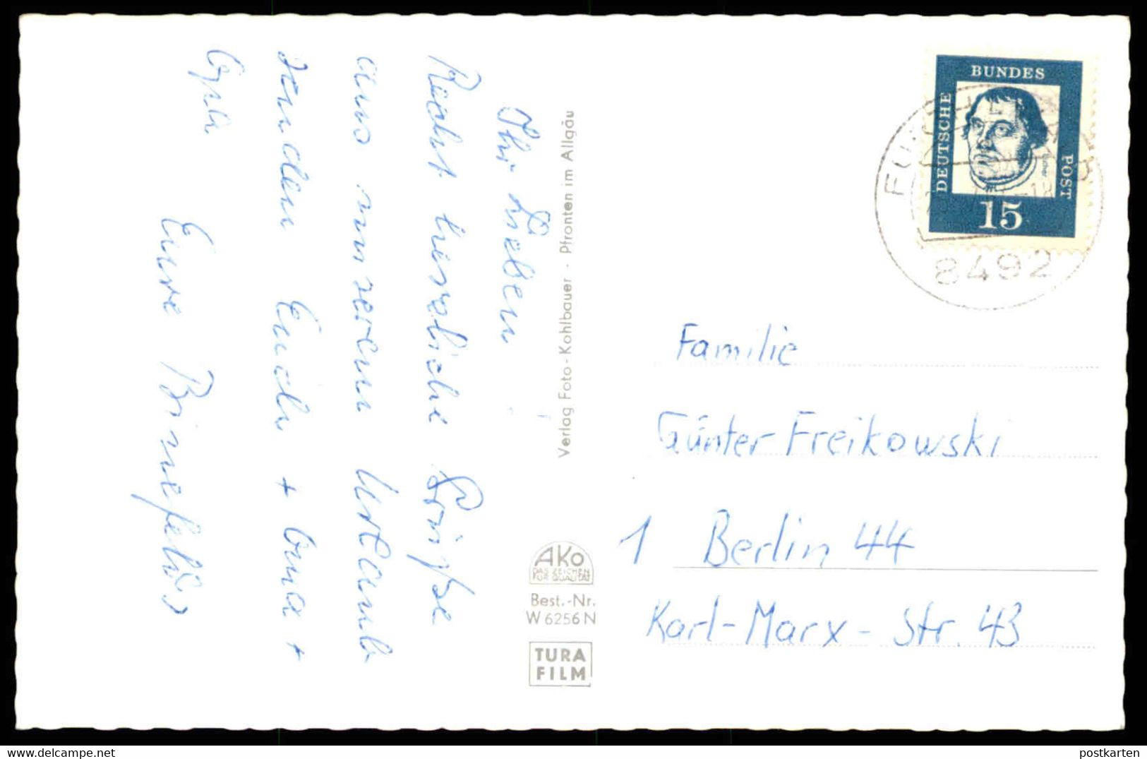 ÄLTERE POSTKARTE FURTH IM WALD PANORAMA TOTALANSICHT Gesamtansicht Kirche Schule ? Bayern Ansichtskarte AK Cpa Postcard - Furth