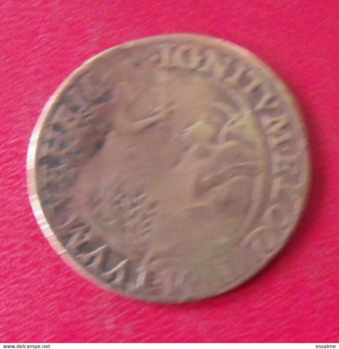 Jeton Médaille. Manet Ultima Coelo. époque Henri III Vers 1660. - Royaux / De Noblesse