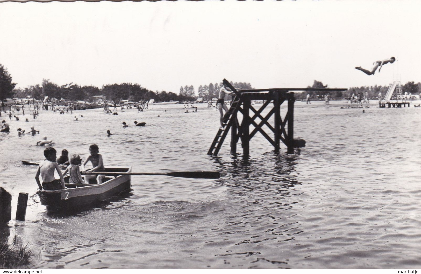 Mol (Staatsbaan Op Lommel) - Zilverstrand - Camping-Zwemmen-Roeien-Vissen - 1966 - Mol