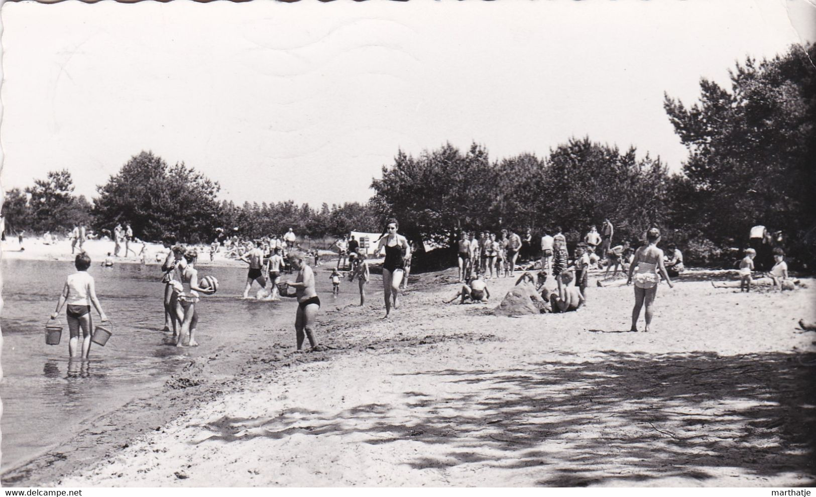 Mol (Staatsbaan Op Lommel) - Zilverstrand - Camping-Zwemmen-Roeien-Vissen - 1964 - Mol