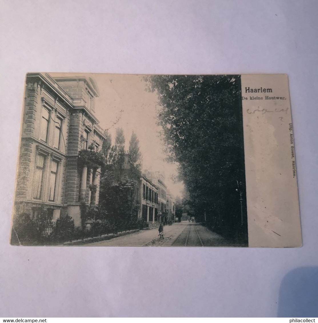 Haarlem  //  De Kleine Houtweg (niet Standaard) 1902 Rechts Schaaf Plek Waar Text Verwijderd! - Haarlem