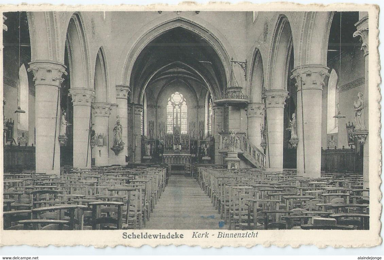Scheldewindeke - Kerk - Binnenzicht - Oosterzele