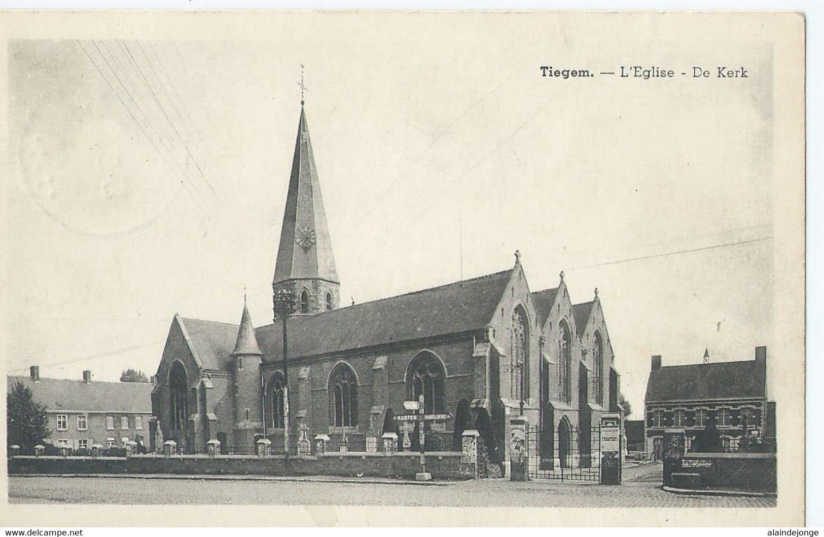 Tiegem - L' Eglise - De Kerk - 1948 - Anzegem