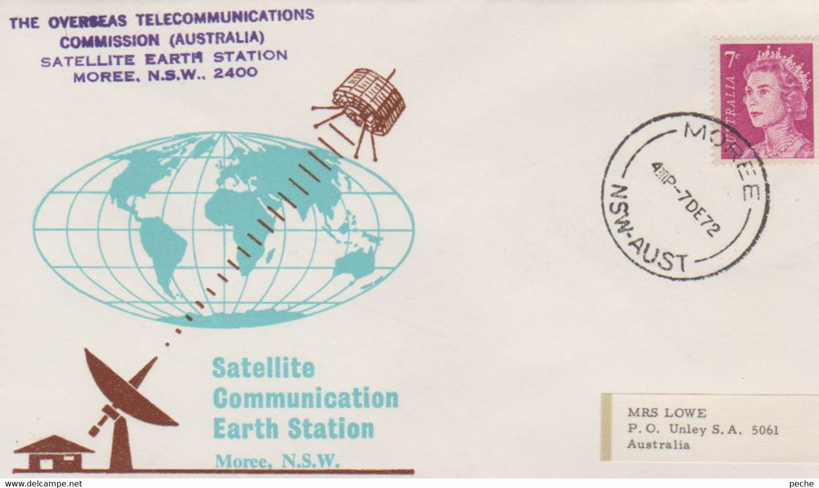 N°1217 N -lettre (cover) -the Overseas Toelecommunications Commission -Australie- - Oceania