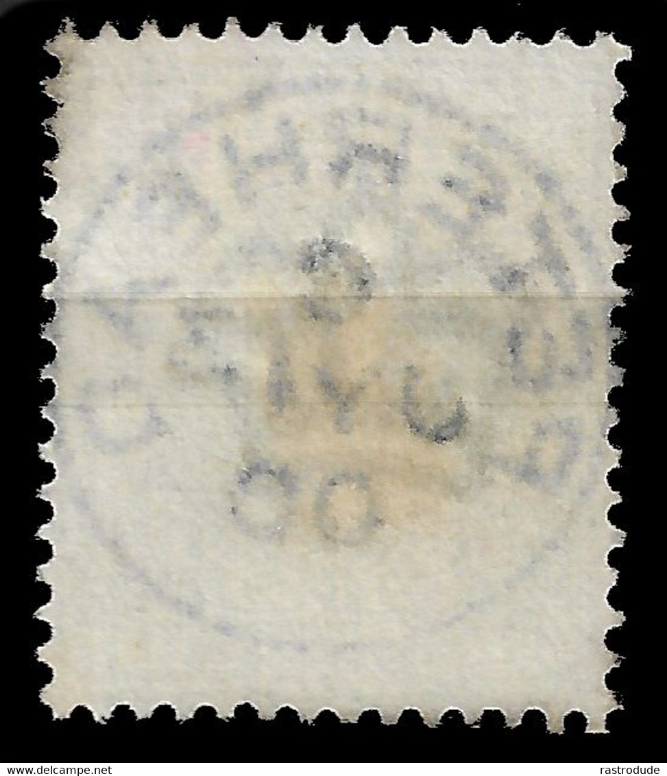 1887 - GB VICTORIA JUBILEE - 1 Sh SG211 - Used PETERHEAD 13 JULY 1900 - MAGNIFICENT STRIKE OF POSTMARK! - Gebraucht