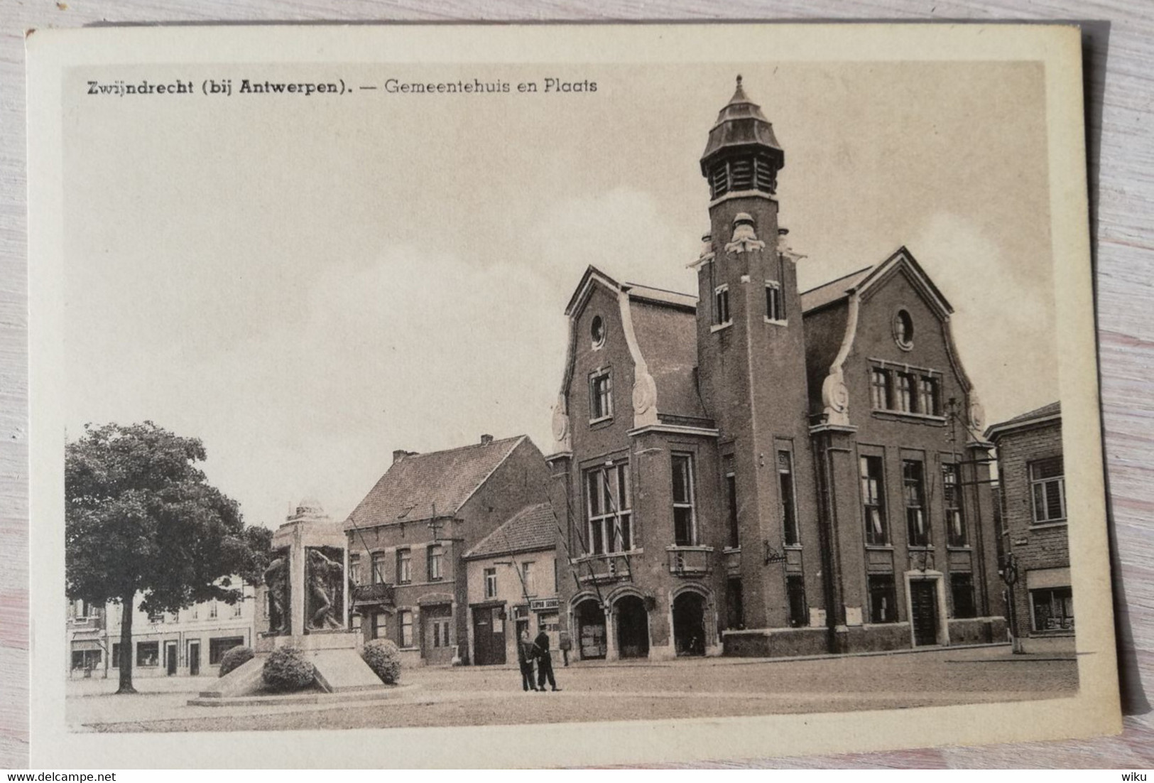 Gemeentehuis En Plaats - Niet Gelopen - Zwijndrecht