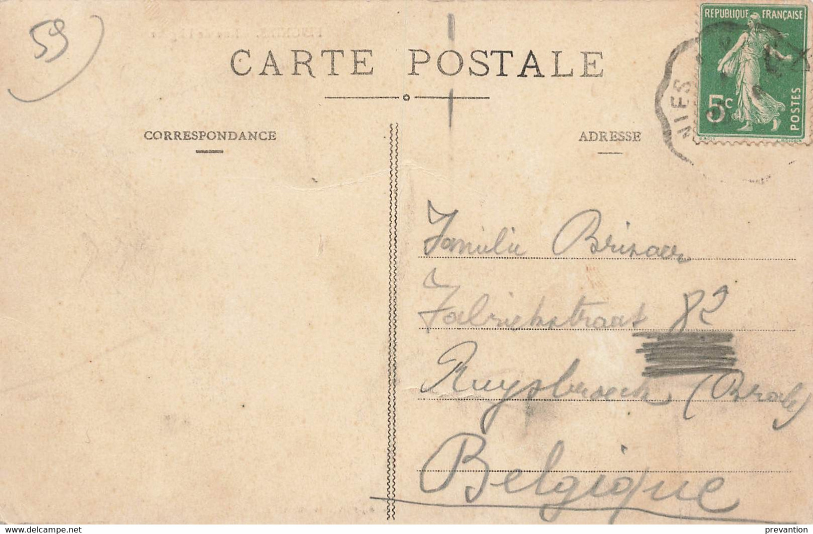 FEIGNIES - Rue De L'Eglise - Carte Circulé - Feignies