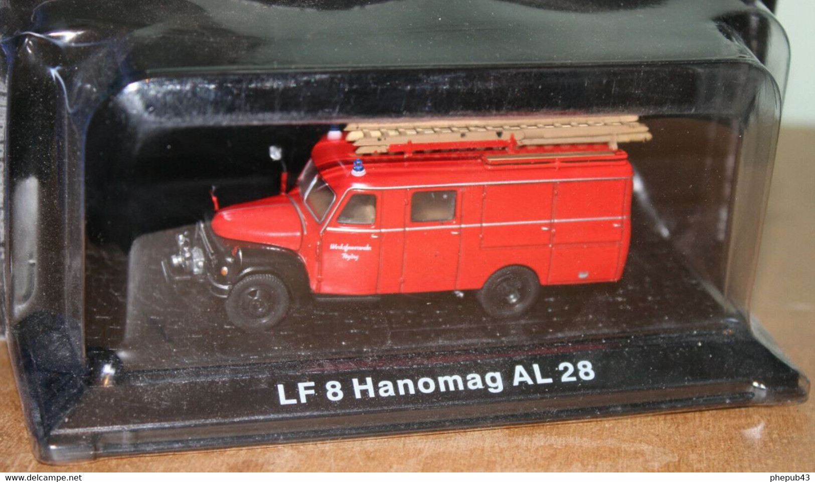 LF 8 Hanomag AL 28 - Firewerk - Red & Black - De Agostini (1/72) - Utilitaires