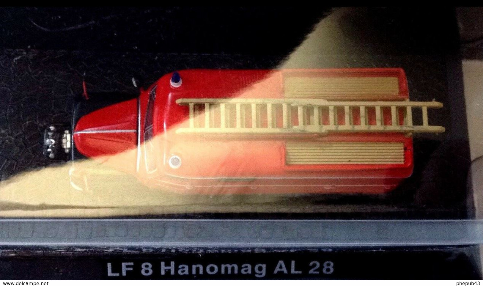 LF 8 Hanomag AL 28 - Firewerk - Red & Black - De Agostini (1/72) - Utilitaires