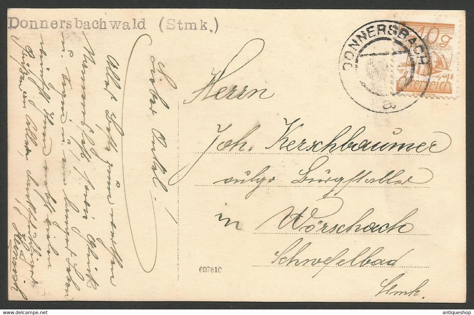 Austria-----Donnersbach-----old Postcard - Donnersbach (Tal)