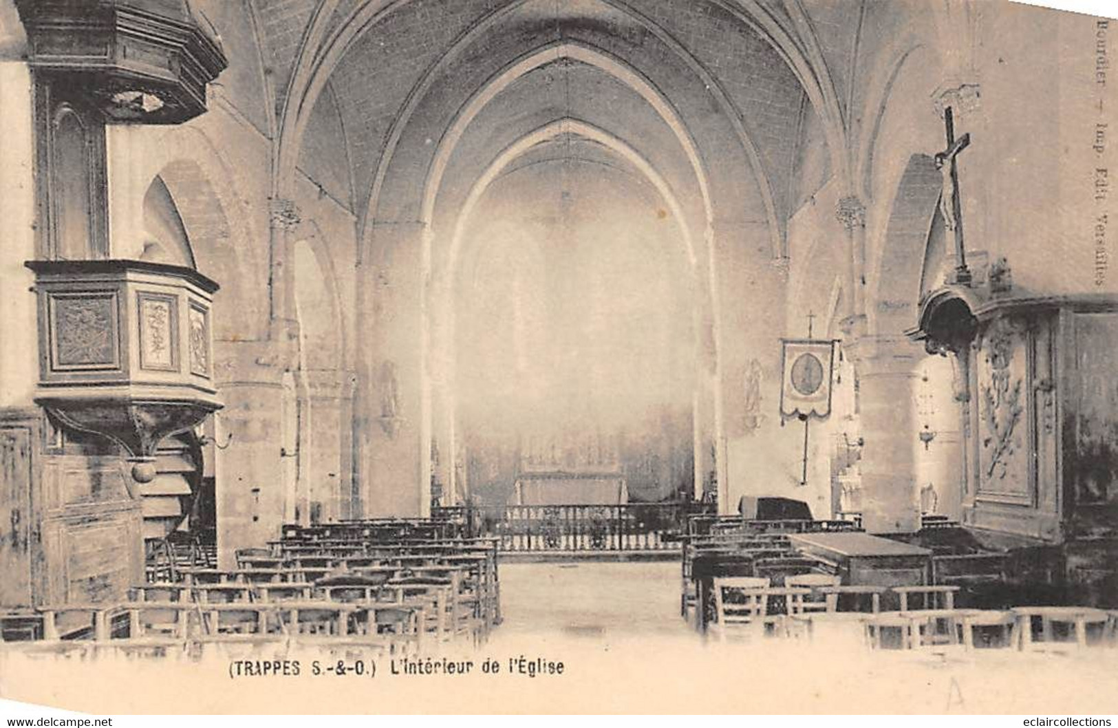 Trappes           78             Intérieur De L'église     ( Voir Scan) - Trappes