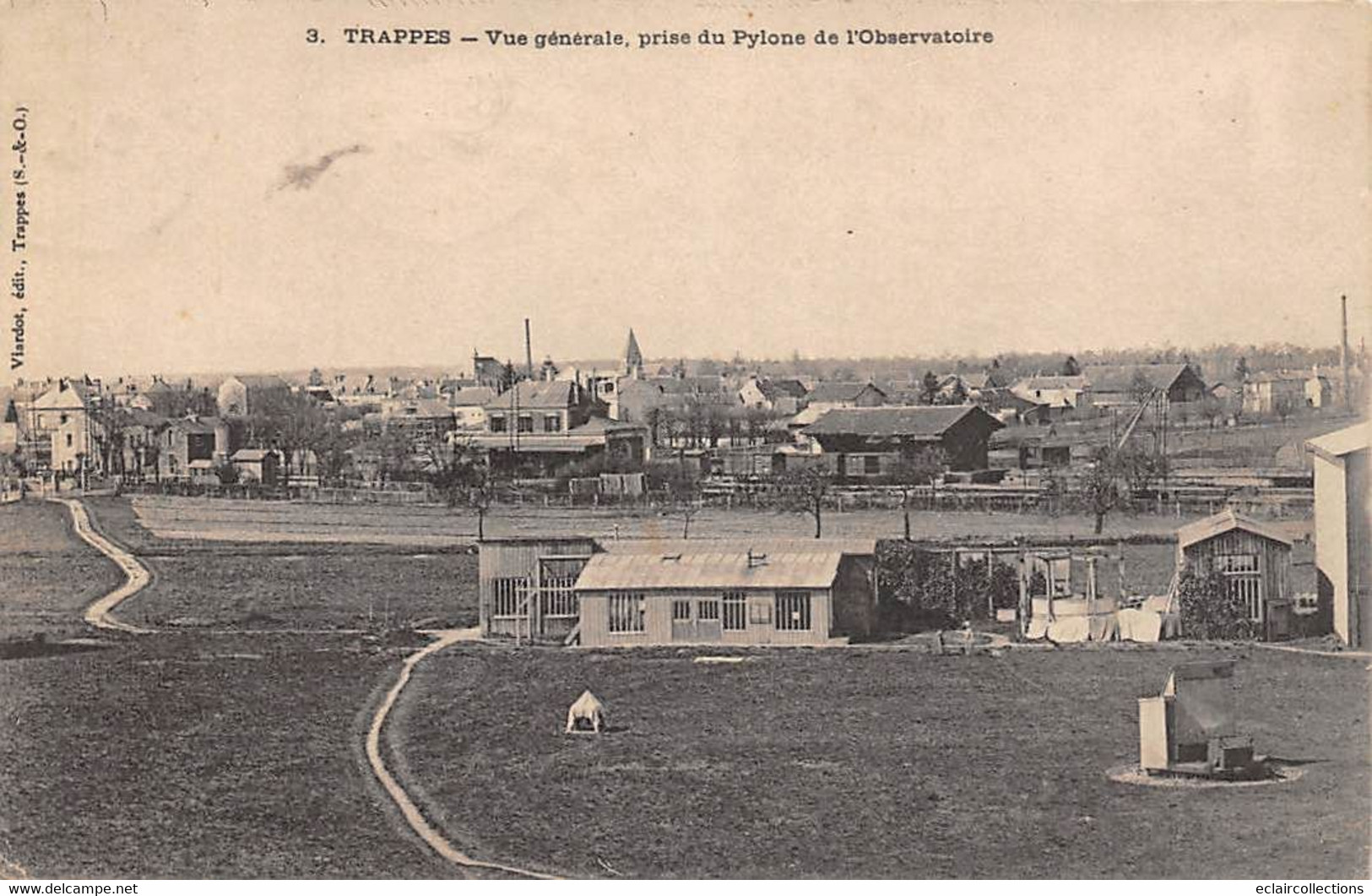 Trappes           78            Vue Générale Prise Du Pylône De L'observatoire      ( Voir Scan) - Trappes