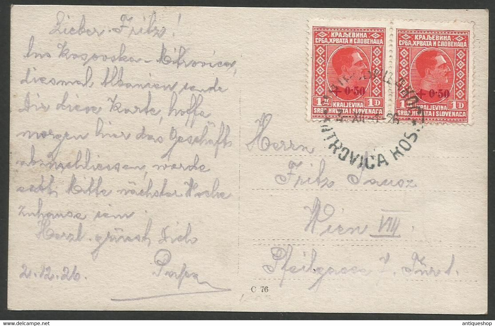 Kosovo-----Kosovska Mitrovica-----old Postcard - Kosovo