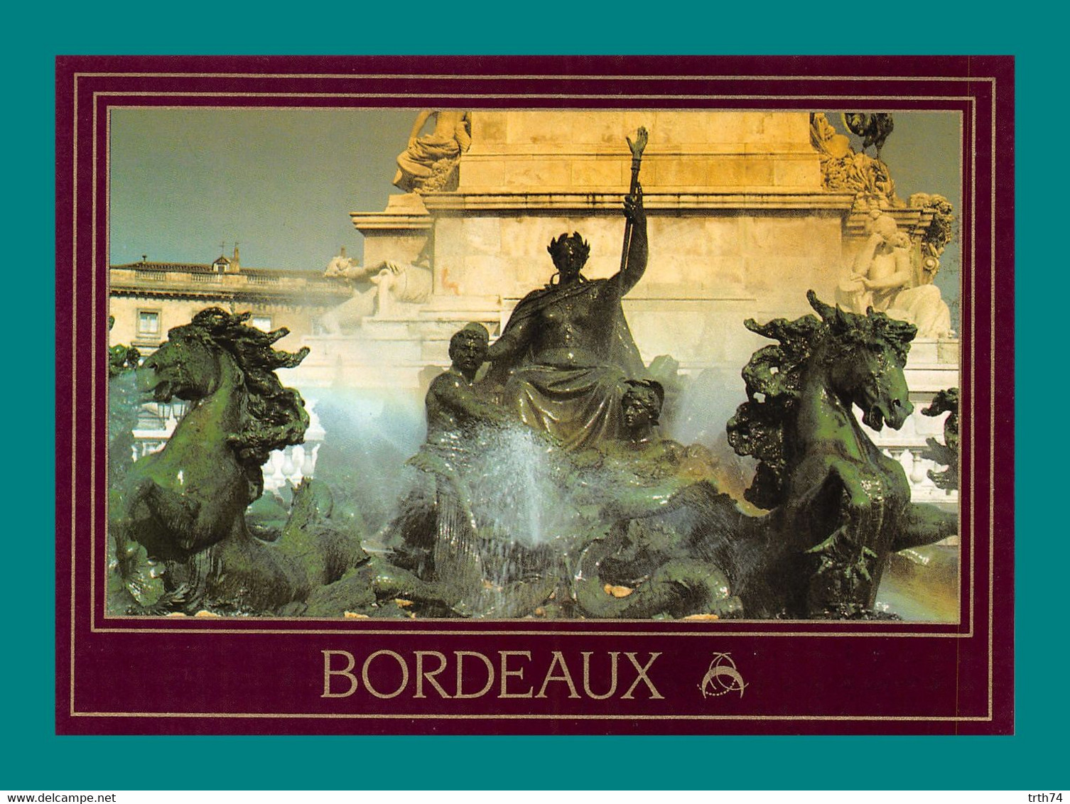 33 Bordeaux Fontaine Les Chevaux De Bronze - Other & Unclassified