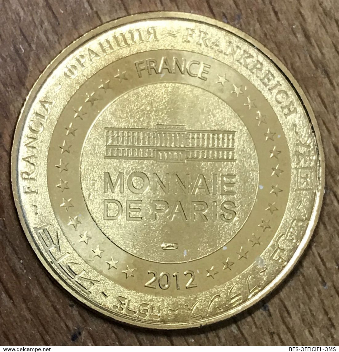 48 SAINTE-ENIMIE GORGES DU TARN MÉDAILLE SOUVENIR MONNAIE DE PARIS 2012 JETON TOURISTIQUE MEDALS COINS TOKENS - 2012