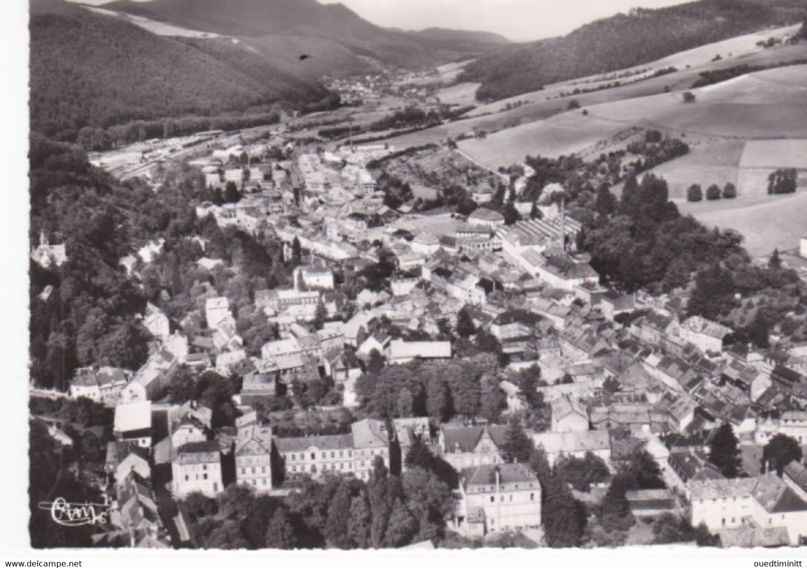 Belle Cpsm Dentelée, Vue Générale De Sainte Marie Aux Mines - Sainte-Marie-aux-Mines