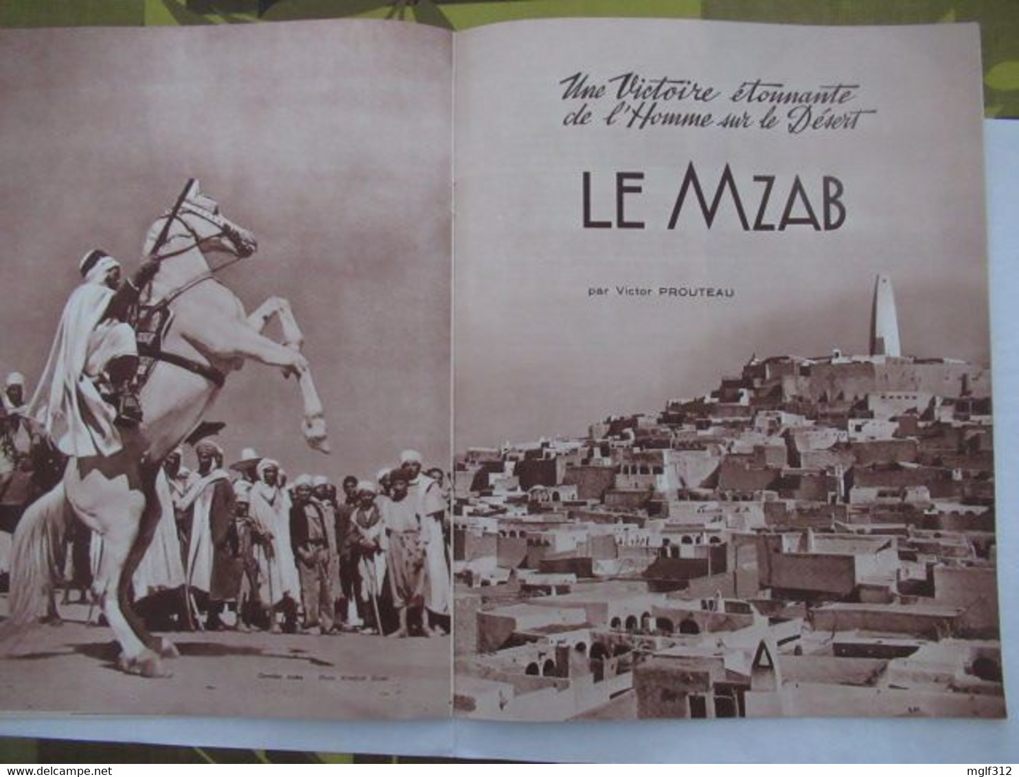 TOURISME EN ALGERIE : Revue Illustrée OFALAC : OFFICE ALGERIEN D'ACTION ECONOMIQUE Et TOURISTIQUE - 1952 - Storia