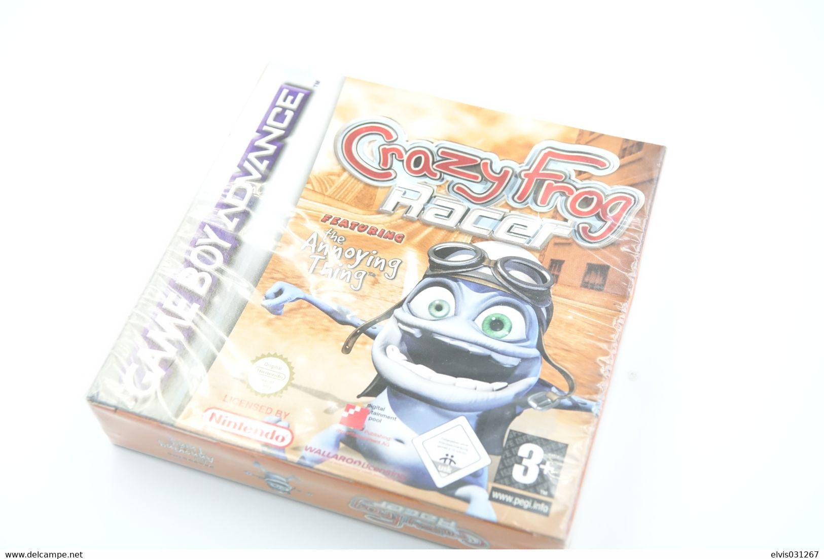 NINTENDO GAMEBOY ADVANCE: CRAZY FROG RACER WITH BOX SEALED - WALLARO - 2005 - Game Boy Advance