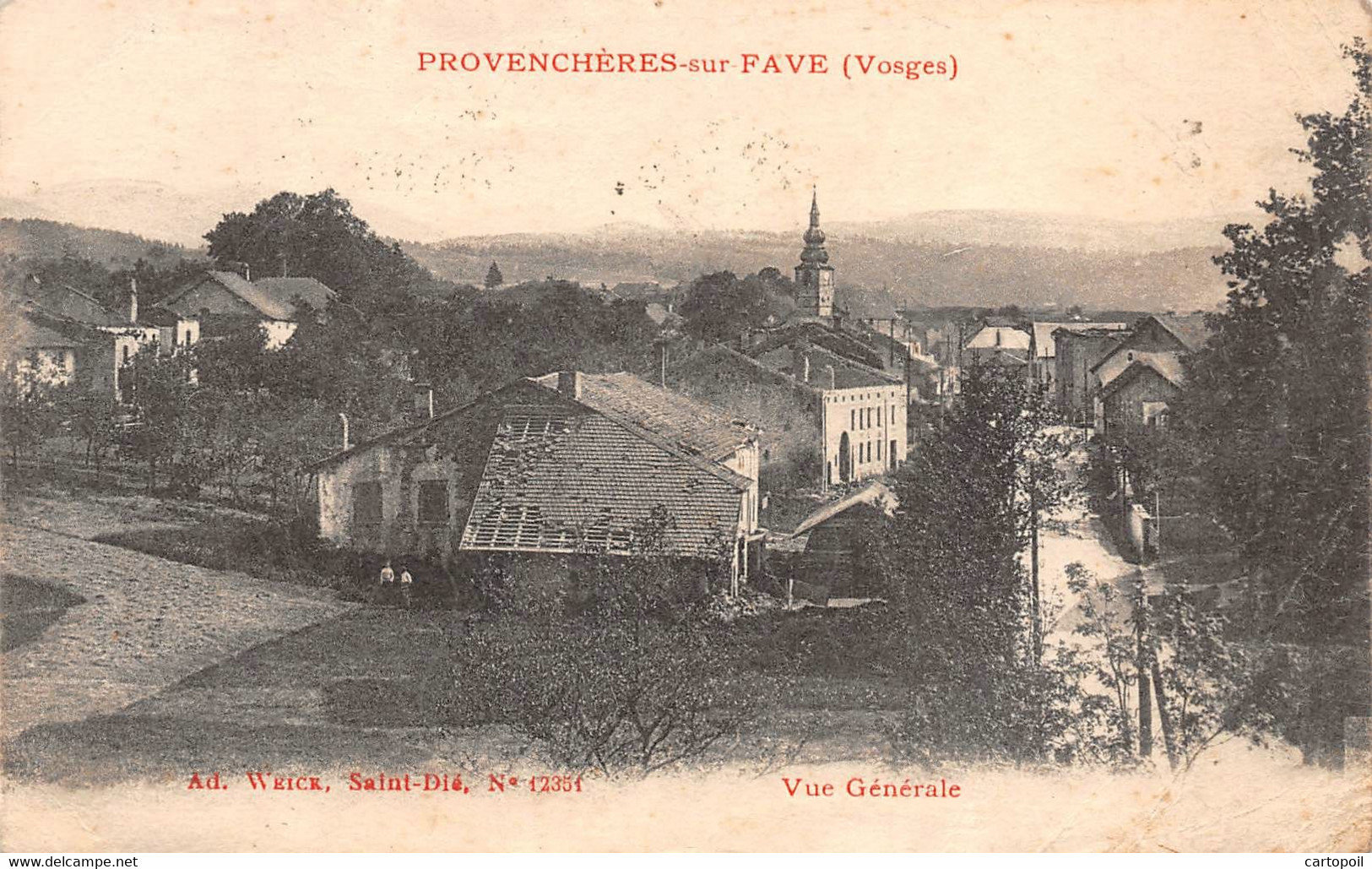 88 - Provenchères-sur-Faye - Un Beau Panorama - Provencheres Sur Fave