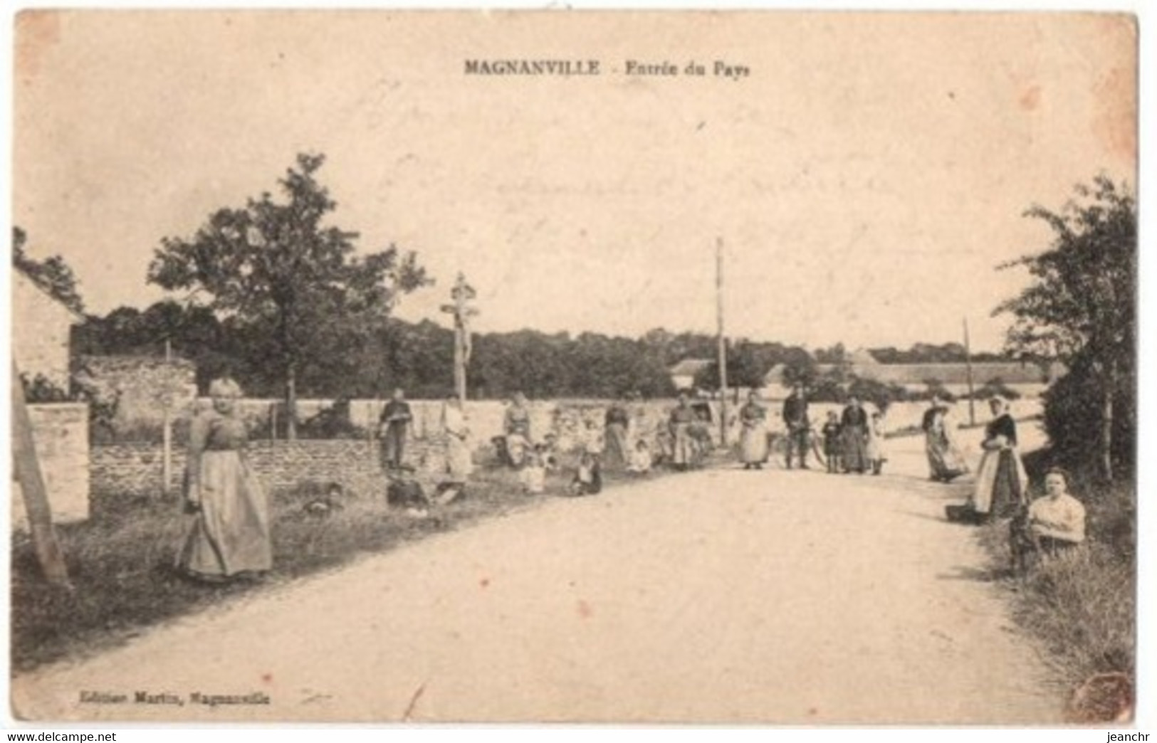 -78-Magnanville -Entree Du Pays - - Magnanville