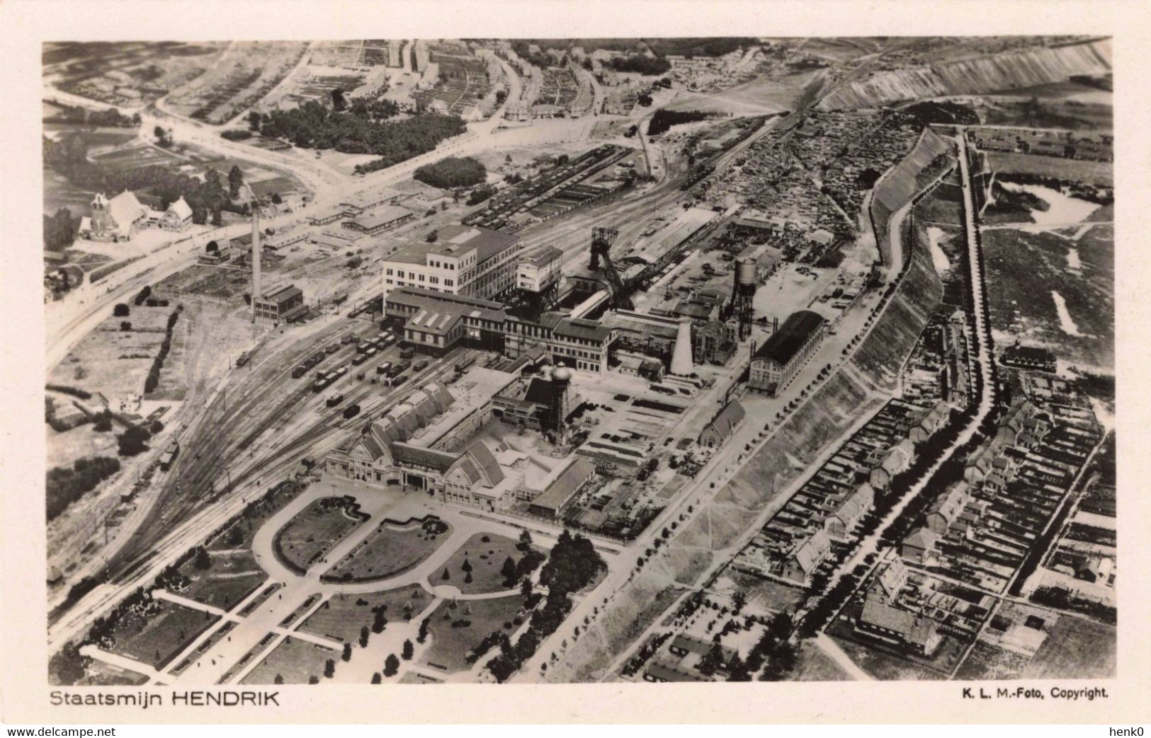 Brunssum Staatsmijn Hendrik KLM Luchtfoto S2055 - Brunssum