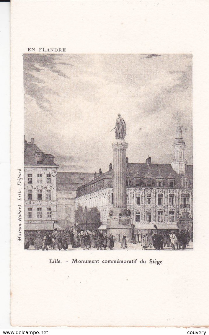 CPA 59 LILLE ,Monument Commémoratif Du Siège. - Lille