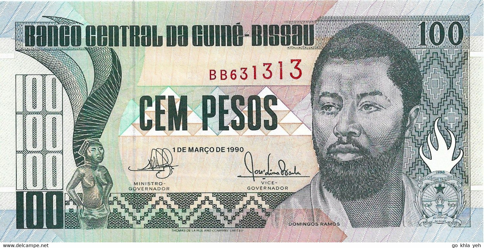 GUINEE-BISSAU 1990 100 Peso -  P11  Neuf - UNC - Guinea-Bissau