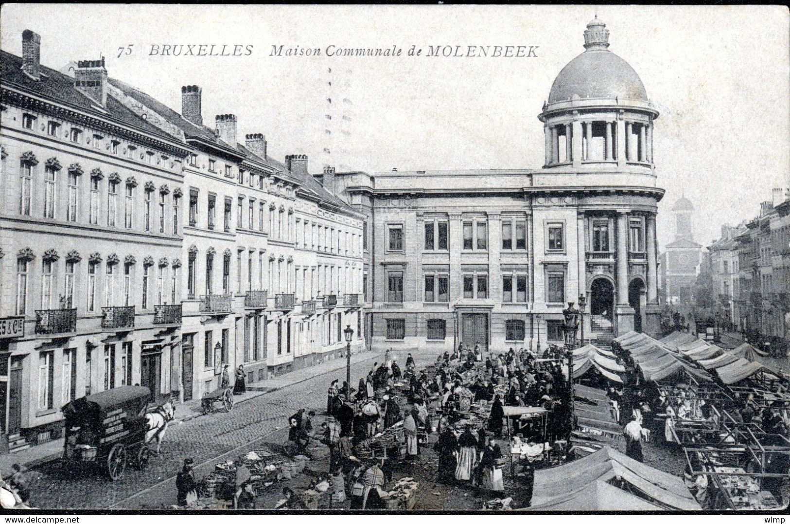 Molenbeek : Maison Communale Et Marché - Molenbeek-St-Jean - St-Jans-Molenbeek