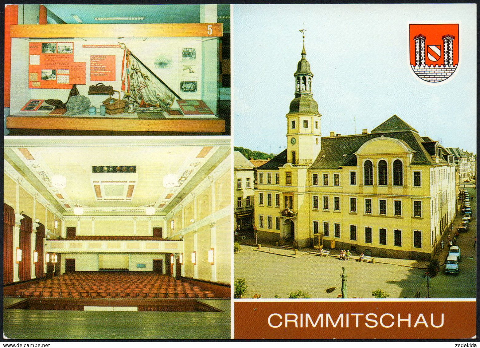 E2827 - TOP Crimmitschau Kulturzentrum Saal - Bild Und Heimat Reichenbach - Crimmitschau