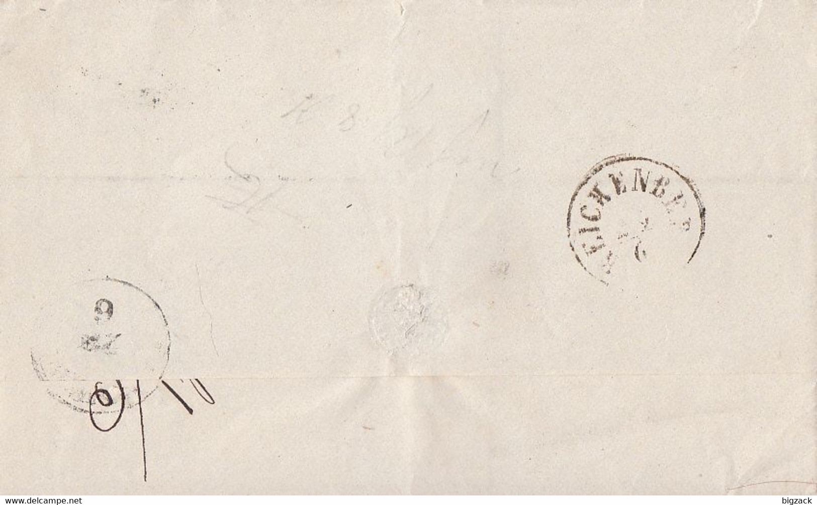 Preussen Brief Mef Minr.2x 18 K2 Hamburg 27.6.65 Gel. Nach Böhmen - Other & Unclassified