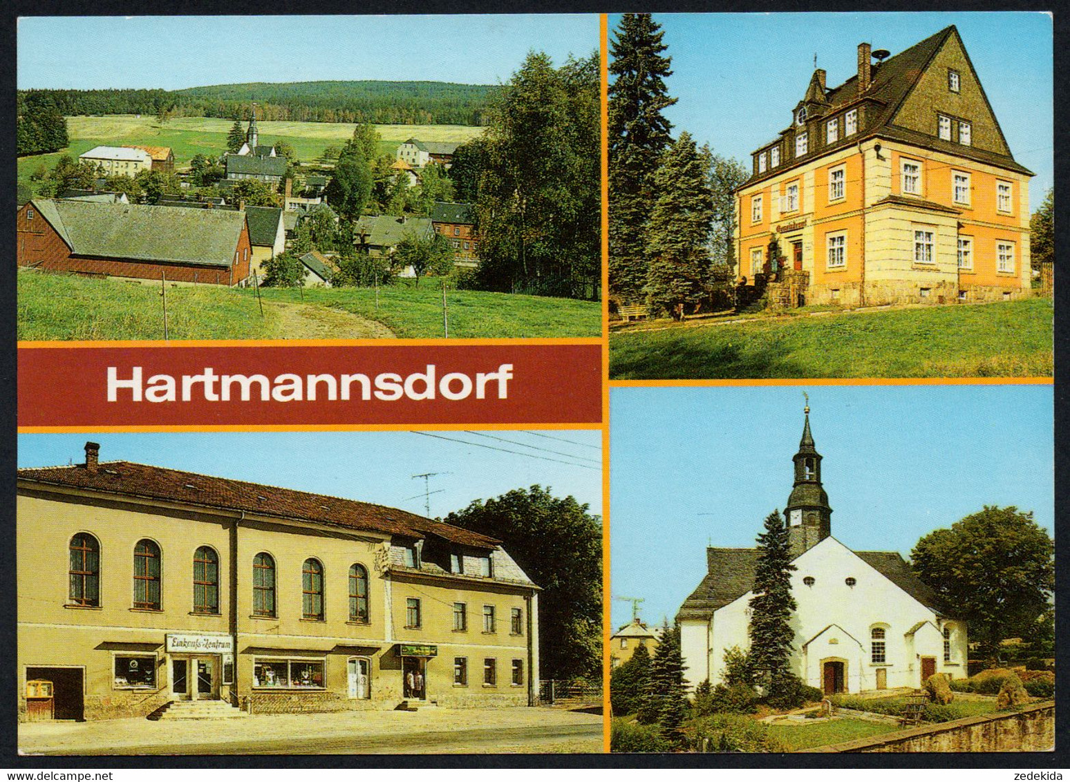 E8187 - TOP Hartmannsdorf - Bild Und Heimat Reichenbach - Hartmannsdorf