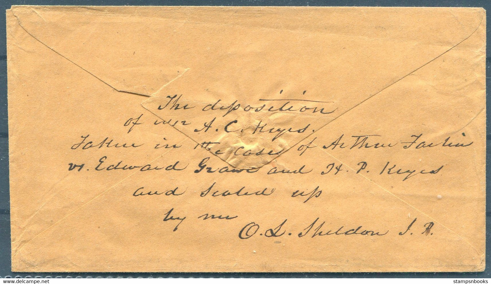 USA Suffield Cover - Ashtabula County, Ohio - …-1845 Préphilatélie